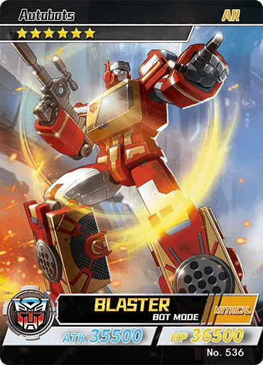 BLASTER ทรานส์ฟอร์เมอร์ส ออโต้บอท